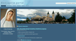 Desktop Screenshot of medjugorjeportal.hu